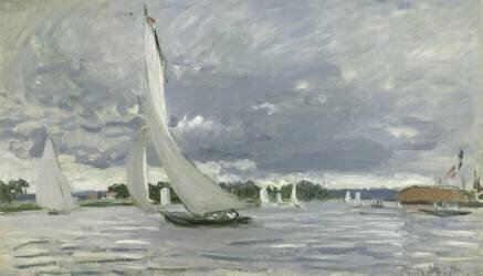 Régates à Argenteuil (Claude Monet) - Muzeo.com