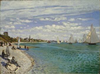 Régates à Sainte-Adresse (Claude Monet) - Muzeo.com