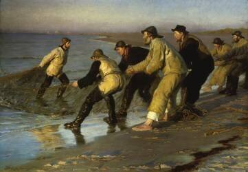 Remonter les filets (Peder Severin Kröyer) - Muzeo.com