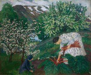 Rhubarbe (Nikolai Astrup) - Muzeo.com