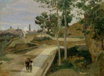 Route de Volterra (Jean-Baptiste Camille Corot) - Muzeo.com