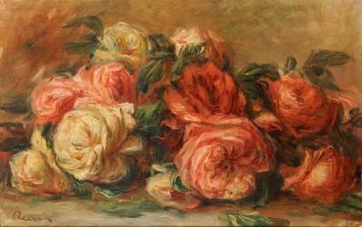 Roses jetées (Auguste Renoir) - Muzeo.com