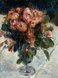 Roses mousseuses (Auguste Renoir) - Muzeo.com