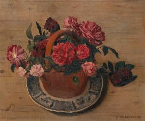 Roses rouges (Félix Vallotton) - Muzeo.com