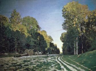 Route de Chailly (Claude Monet) - Muzeo.com
