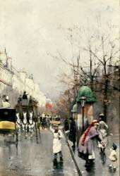 Rue à Paris (William Feron) - Muzeo.com