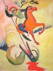 Saint Georges (August Macke) - Muzeo.com