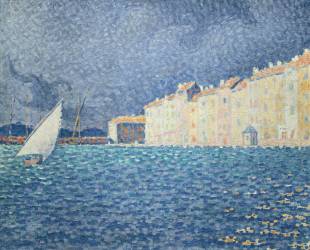 Saint-Tropez, l'Orage (Paul Signac) - Muzeo.com