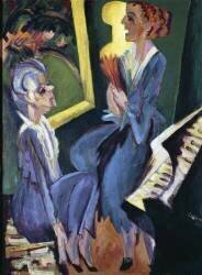 Salle de Musique (Ernst Ludwig Kirchner) - Muzeo.com