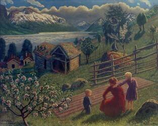 Sandalstrand (Nikolai Astrup) - Muzeo.com