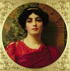 Sappho (John William Godward) - Muzeo.com
