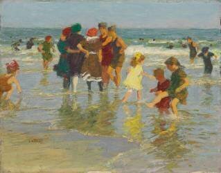Scène de plage (Edward Henry Potthast) - Muzeo.com