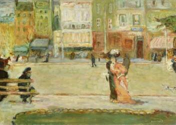 Scène de rue (Pierre Bonnard) - Muzeo.com