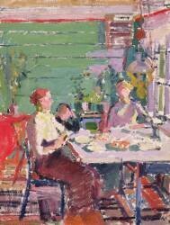 Scène intérieure (Harold Gilman) - Muzeo.com