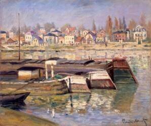 Seine à Asnieres (Claude Monet) - Muzeo.com