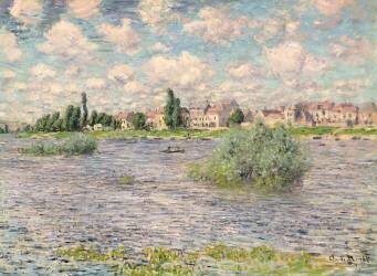 Seine à Lavacourt (Claude Monet) - Muzeo.com