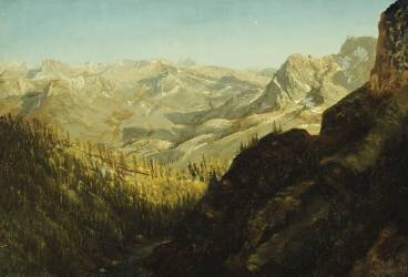 Sierra Nevada Mountains (Albert Bierstadt) - Muzeo.com