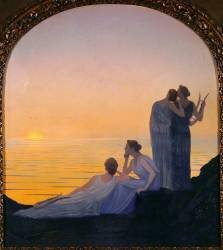 Soir antique (Alphonse Osbert) - Muzeo.com