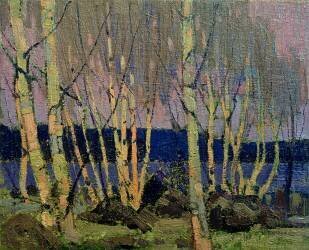 Soirée, Lac Canoë (Tom Thomson) - Muzeo.com
