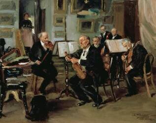 Soirée musicale (Vladimir Egorovic Makovsky) - Muzeo.com