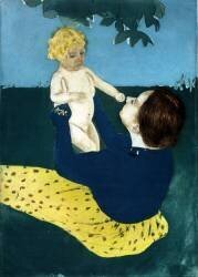 Sous le Marronnier (Mary Cassatt) - Muzeo.com