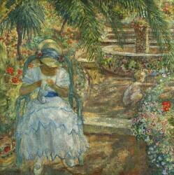 Sous les palmiers (Henri Lebasque) - Muzeo.com