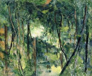 Sous-bois (Paul Cézanne) - Muzeo.com