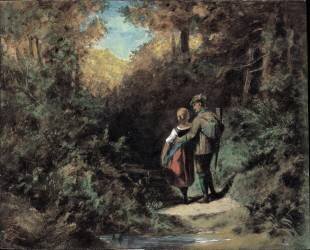 Stalking (Carl Spitzweg) - Muzeo.com