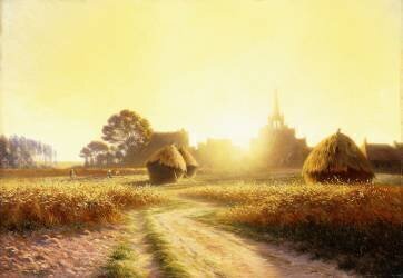 Sunset in Champagne (Armand Guéry) - Muzeo.com