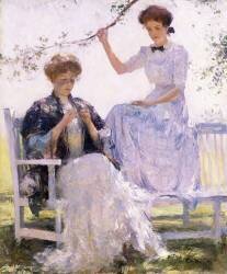 Sunshine and Shadow (Frank Weston Benson) - Muzeo.com