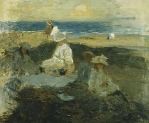 Sur la plage (Walter Frederick Osborne) - Muzeo.com
