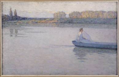 Sur la rivière (Henri Le Sidaner) - Muzeo.com