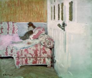 Sur le canapé (Edouard Vuillard) - Muzeo.com