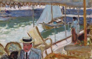 Sur le yacht (Pierre Bonnard) - Muzeo.com