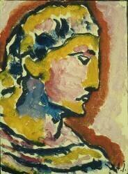 Tête (Alexej von Jawlensky) - Muzeo.com