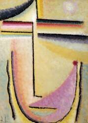 Tête abstraite (Alexej von Jawlensky) - Muzeo.com