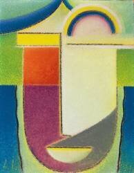 Tête abstraite : Pâques (Alexej von Jawlensky) - Muzeo.com
