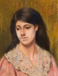 Tête de femme (Federico Zandomeneghi) - Muzeo.com