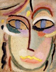 Tête de femme (Alexej von Jawlensky) - Muzeo.com