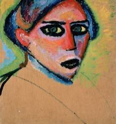 Tête de femme (Alexej von Jawlensky) - Muzeo.com