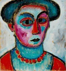 Tête de femme (Alexej von Jawlensky) - Muzeo.com