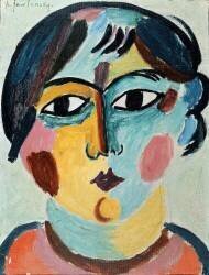 Tête de Fille (Alexej von Jawlensky) - Muzeo.com