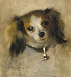 Tête d'un chien (Auguste Renoir) - Muzeo.com