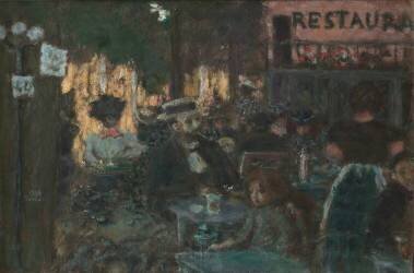 Terrasse du café (Pierre Bonnard) - Muzeo.com
