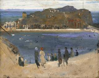 The Bathing Pool (John Lavery) - Muzeo.com