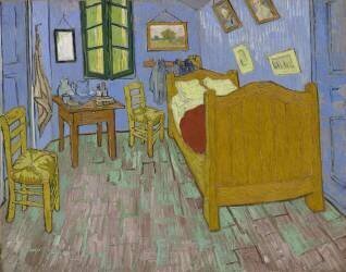 La chambre à coucher (Vincent van Gogh) - Muzeo.com