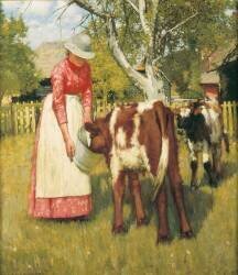 The First Meal (Henry Herbert la Thangue) - Muzeo.com