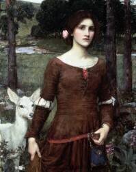 The Lady Clare (John William Waterhouse) - Muzeo.com