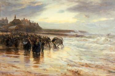 The Lifeboat Off (Robert Jobling) - Muzeo.com