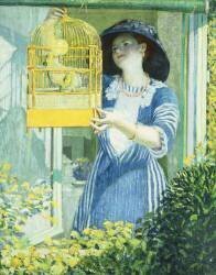 La fenêtre ouverte (Frederick Carl Frieseke) - Muzeo.com